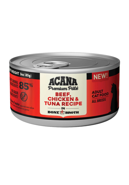 ACANA Premium P&acirc;t&eacute;, Beef, Chicken & Tuna Recipe